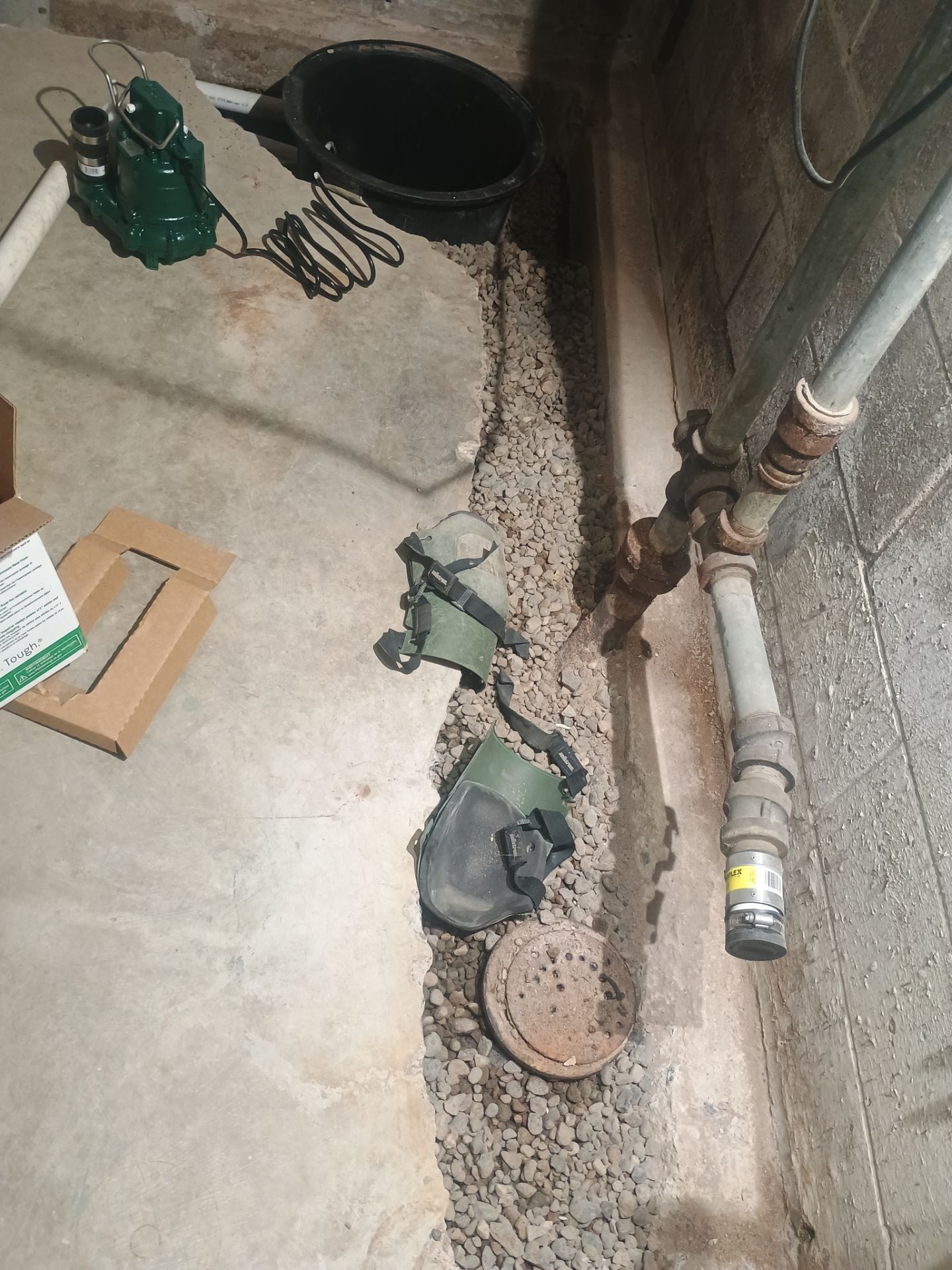 Interior Drain Tile Installation near Columbia Heights, MN by Waterproofing Northeast