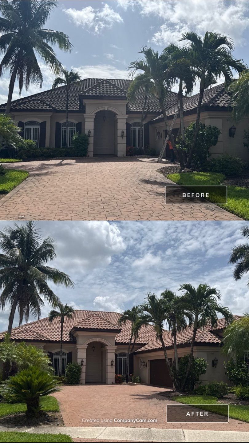 Tile Roof Soft Wash  by Durabilis Roofing INC