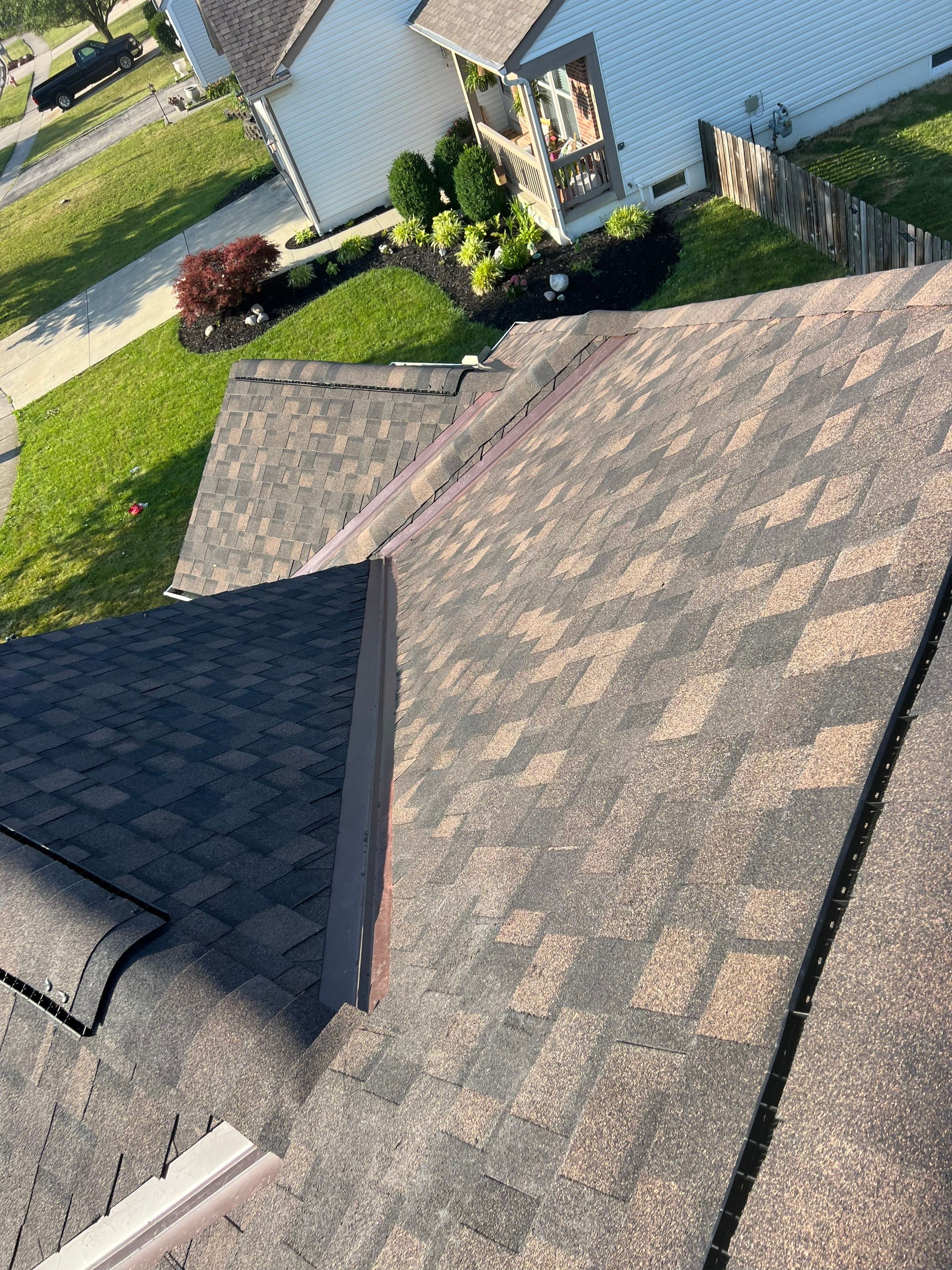 Residential Roofing Installation using IKO dimensional shingles by SOS Home Ohio 