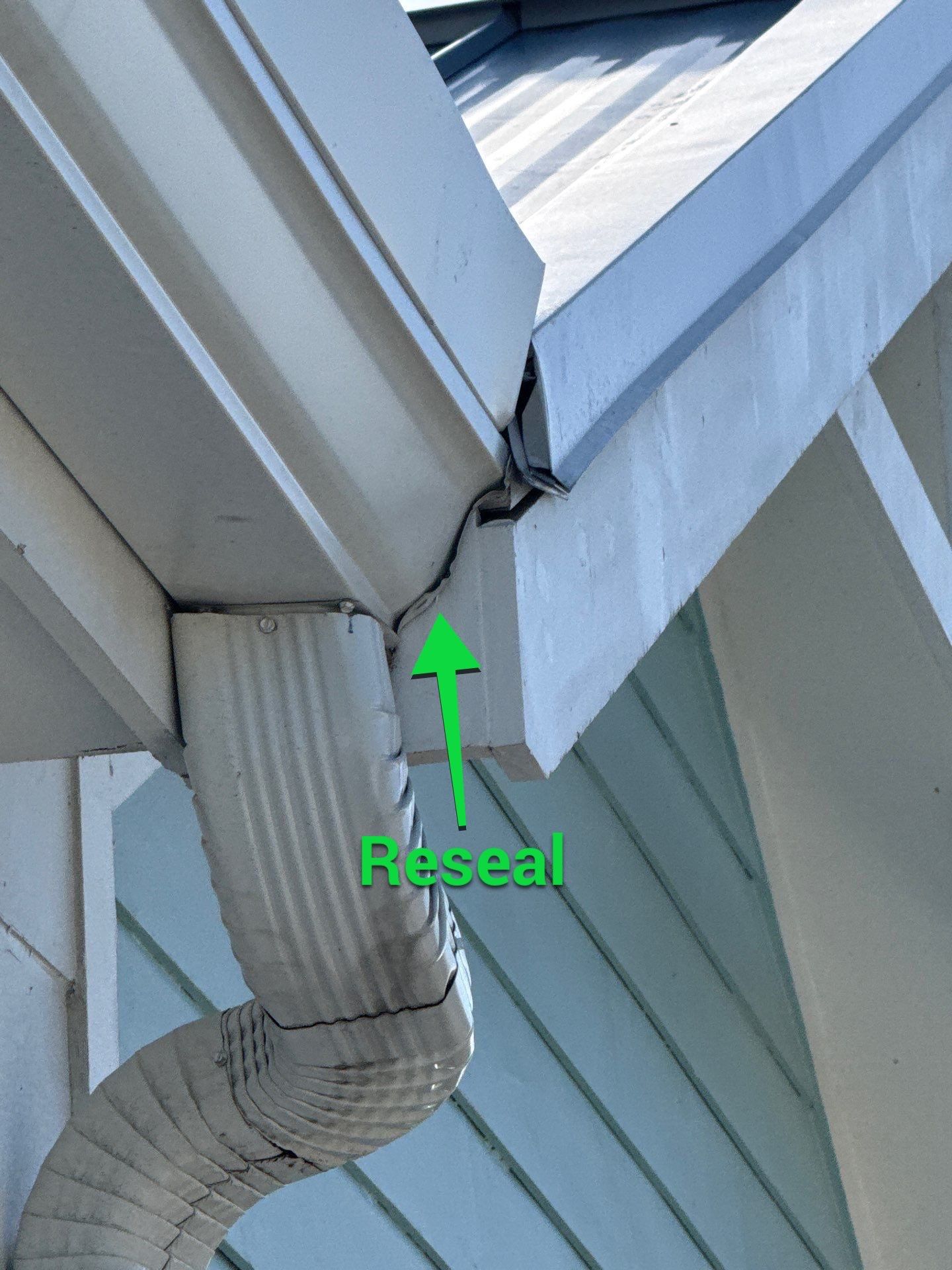 New White Seamless Gutters Installation and Downspouts, Reseal Gutters in Fort Myers Beach, FL  by Gutter Professors