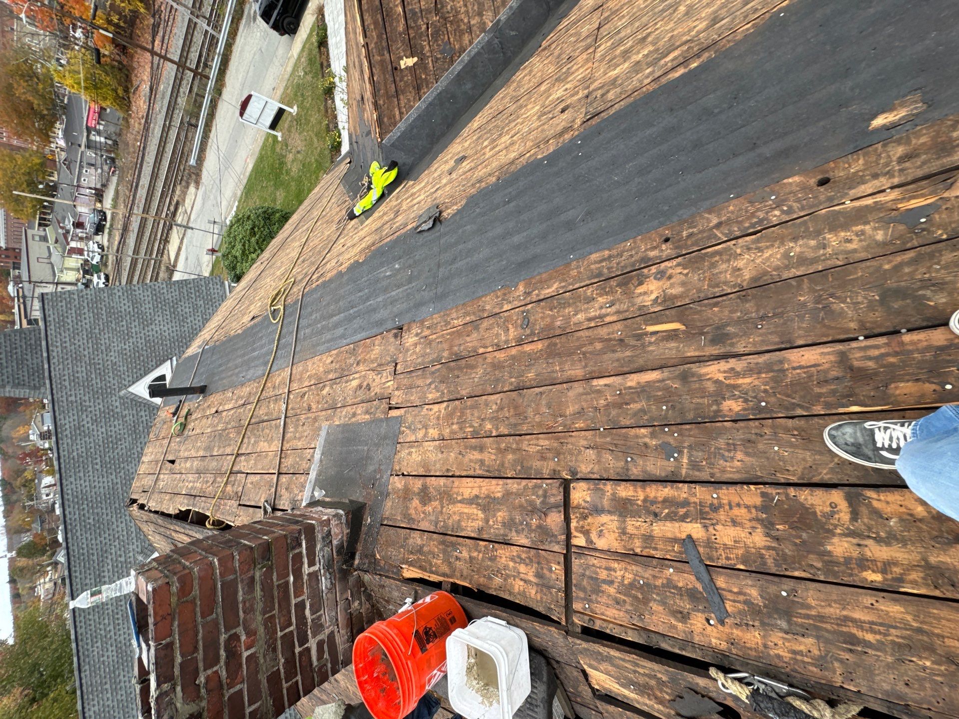 Ayer Church Complete Roof with Code-Compliant Overlay & Dual Chimney Restoration by Mighty Dog Roofing of Greater Middlesex County