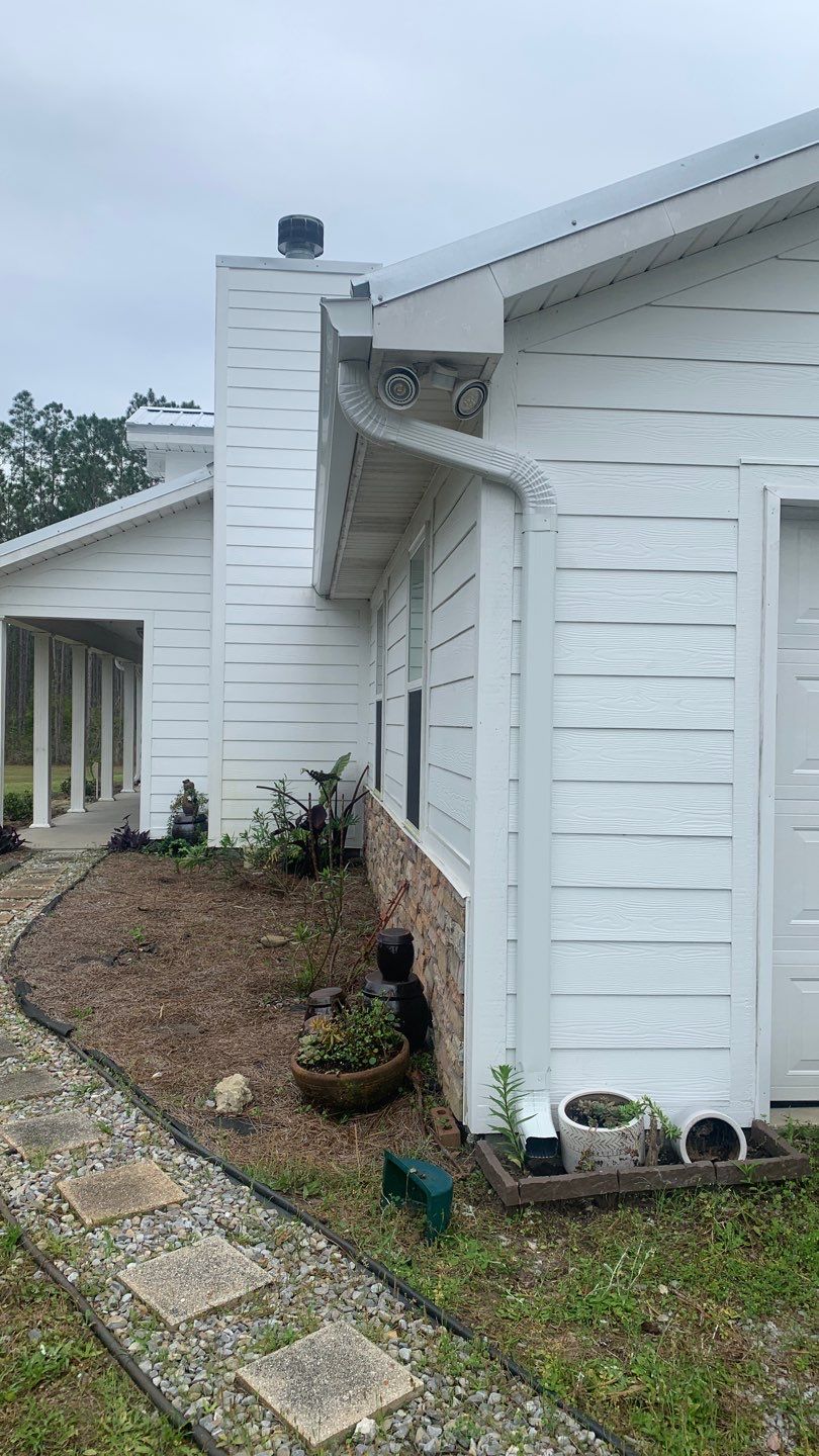 Gutter Installation Using White K-Style Gutters by Gutter Professors