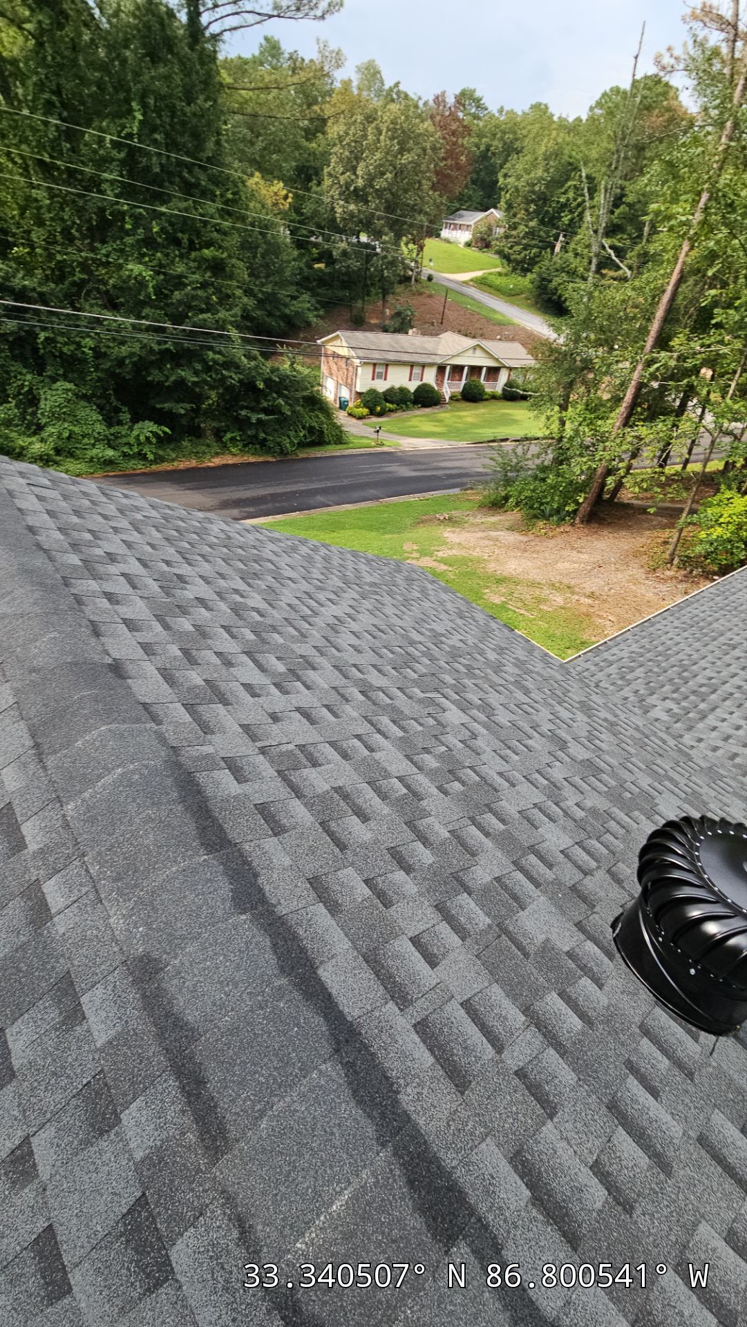 Shingle Replacement in Pelham (Charcoal) by The Roofing Dudes