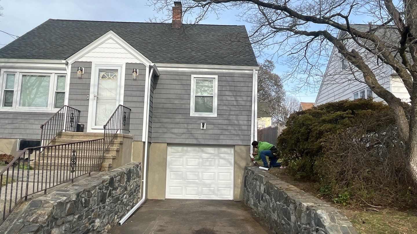 Siding Installation using Certainteed Monogram Charcoal Gray by A Plus Exterior
