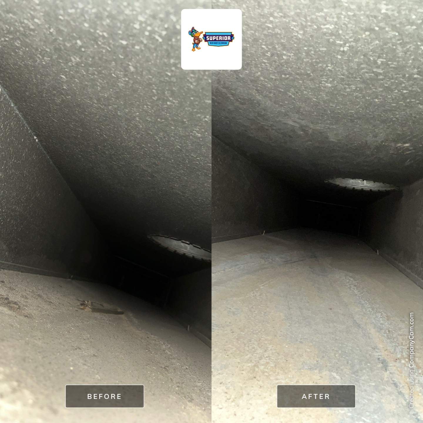 Air Duct Cleaning With a Vacuum Truck in Glenshaw, PA. by Superior Air Duct Cleaning