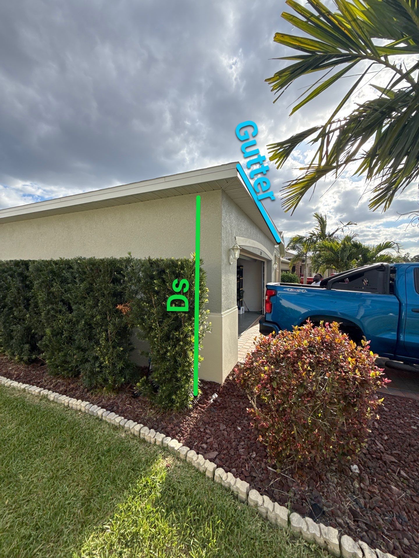 6-inch Seamless Aluminum Gutter Installation using Bronze gutters and Downspouts in Cape Coral FL by Gutter Professors