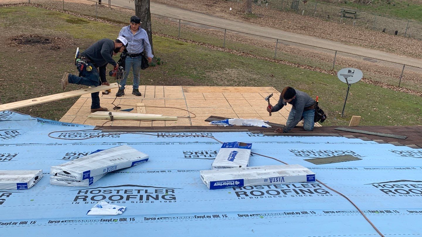 Eagletown OK - Residential Roofing Project by Hostetler Roofing