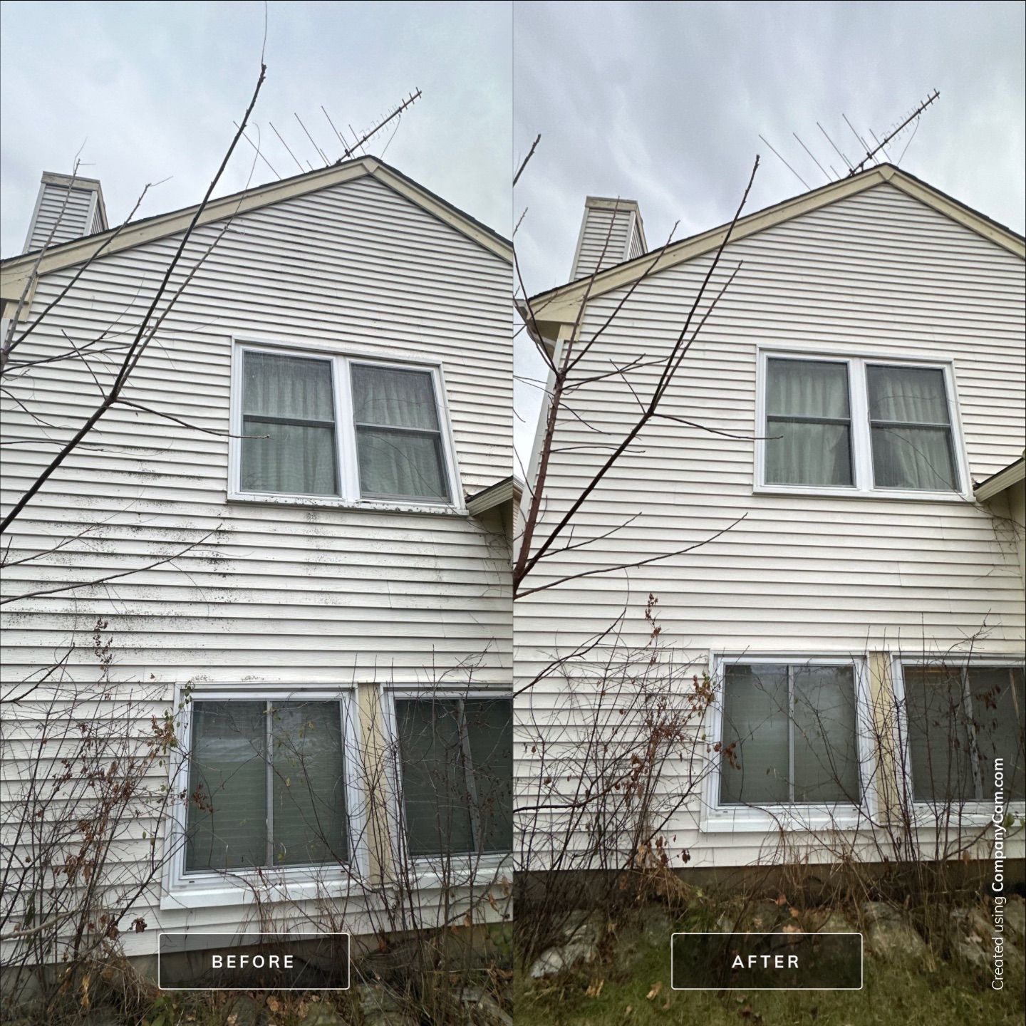 Project in Round Lake Beach by Simmons Power & Soft Washing