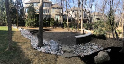 Back Yard Alpine Stamped Patio