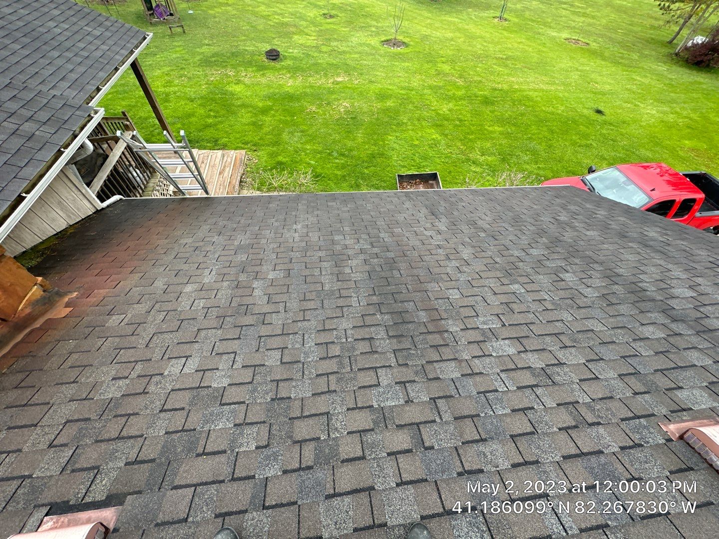 Residential Roof Replacement using Owens Corning Duration, Black Sable by Absolute Roofing and Construction