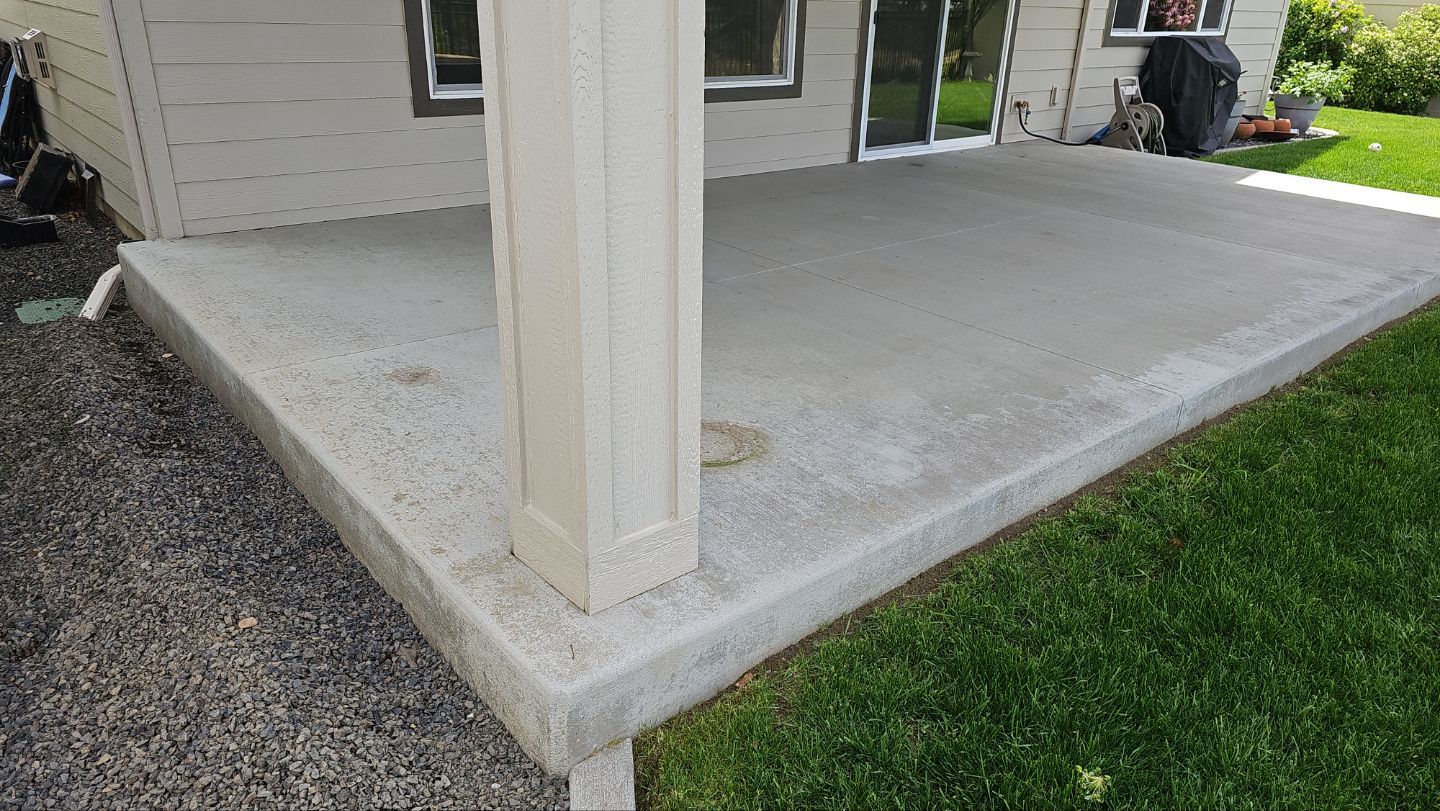 Patio Transformation using Pecan by Croc Coatings, LLC