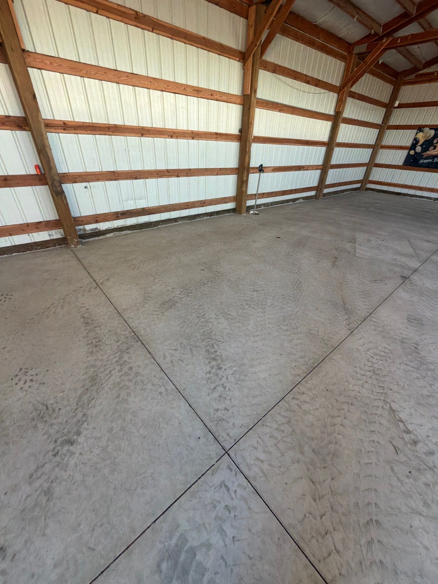 Pole Barn Shop Floor Coating and Concrete Repair in Royal City by Croc Coatings, LLC