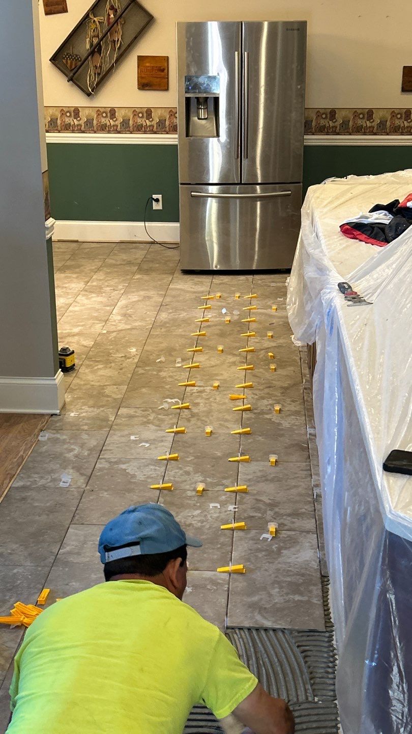 Kitchen Floor Refresh by Footprints Floors of Nashville