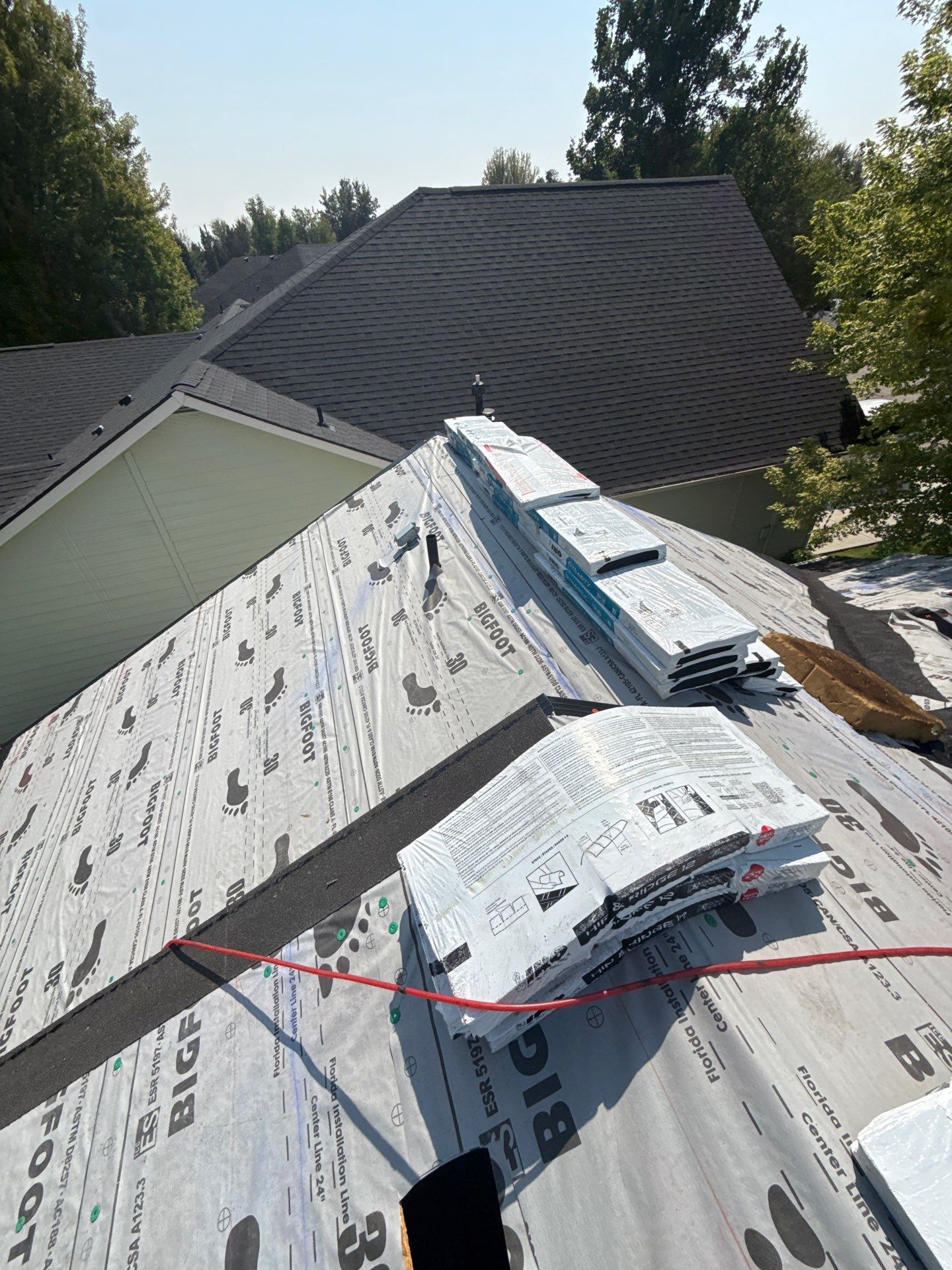 Complete Residential Roof Replacement Featuring Architectural Shingles in Meridian by Olive Roofing