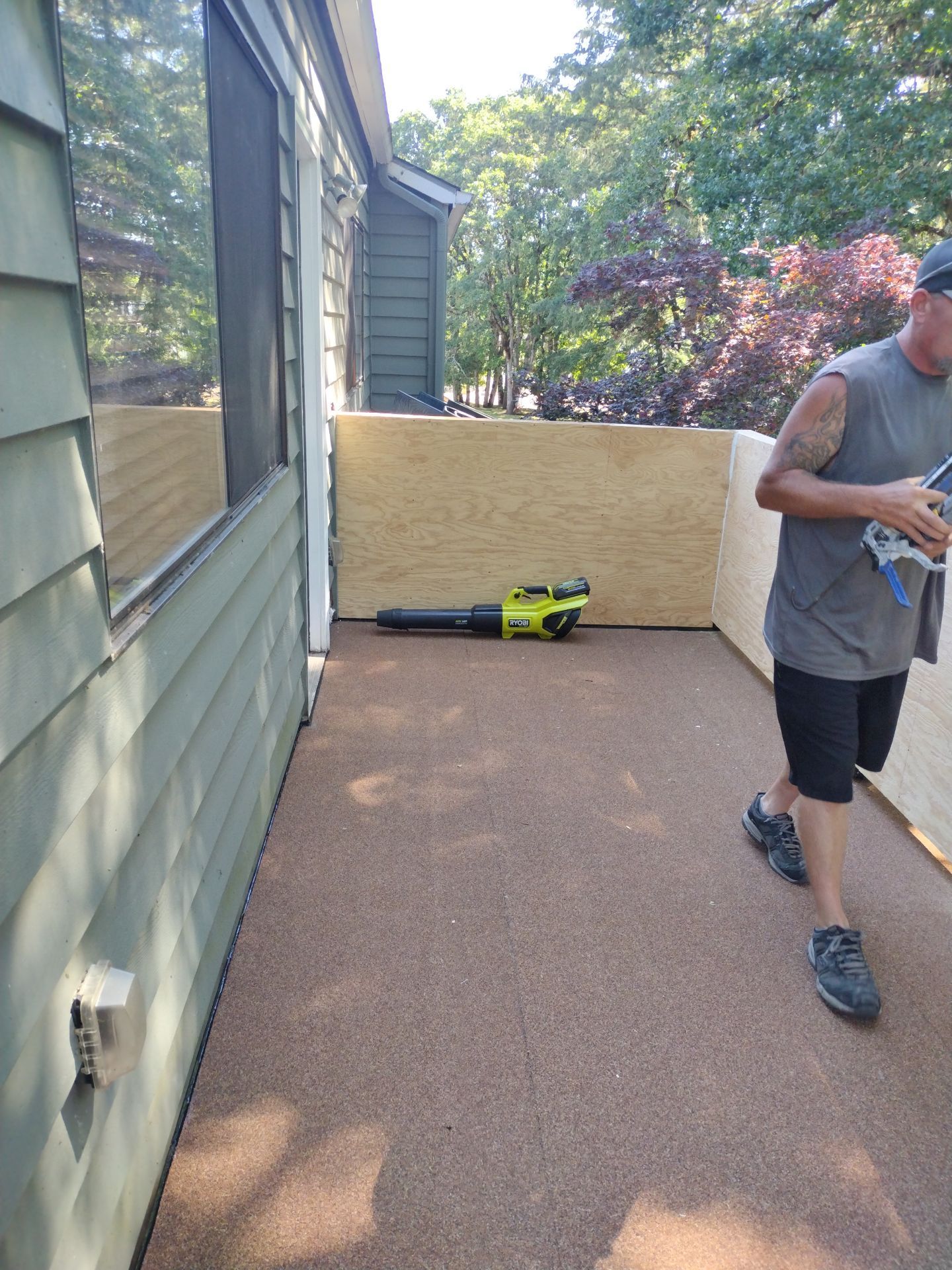 Certainteed Flintlastic SA Cap Residential Deck Replacement  using by Orezona Building & Roofing Company, Inc.