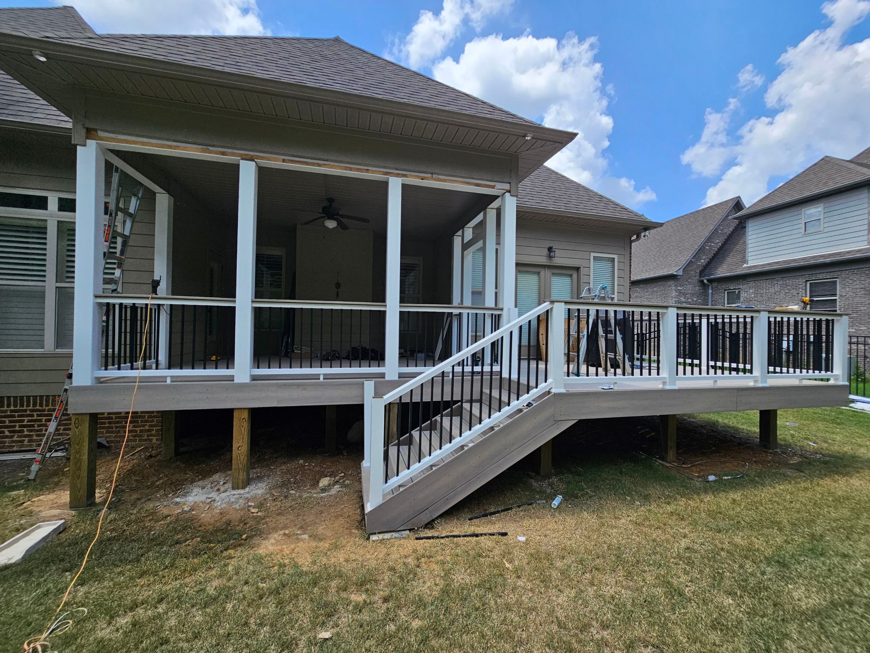 Tiffany Estates - Composite Deck Installation  by Pillar and Pine