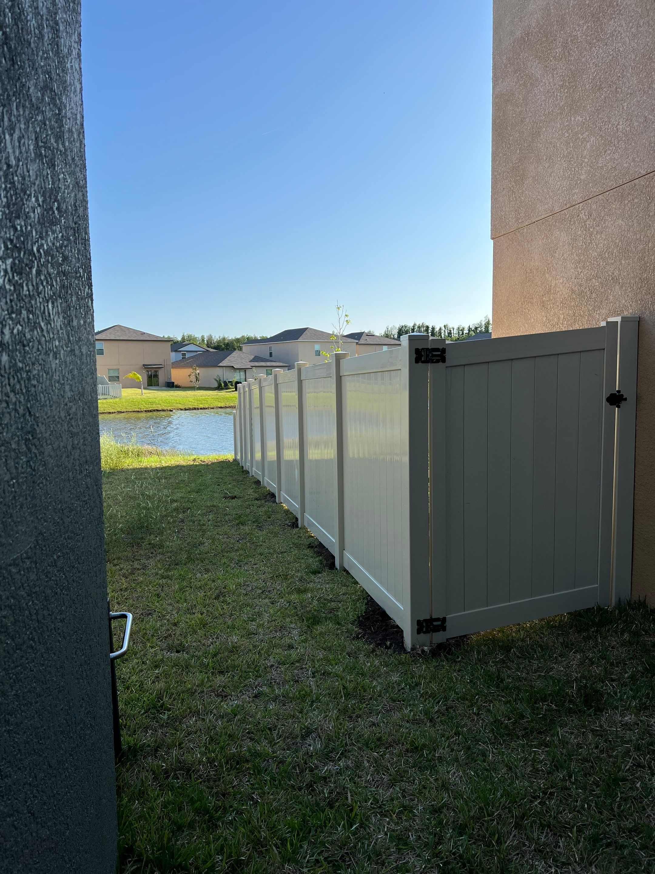Sun City Center, FL 6ft. Tall Tan Vinyl Privacy Fence by Asap fence and gates, LLC