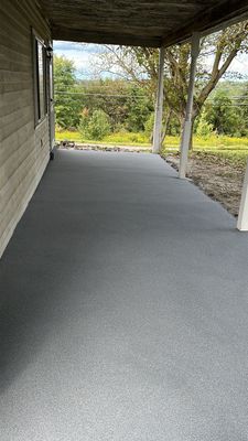 Basement + Porch Project in Clinton