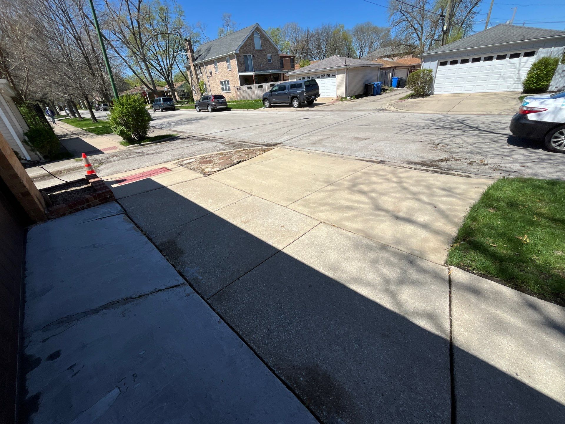 Brick repair, CSS, and stone cleaning by Northern Power Washing LLC.