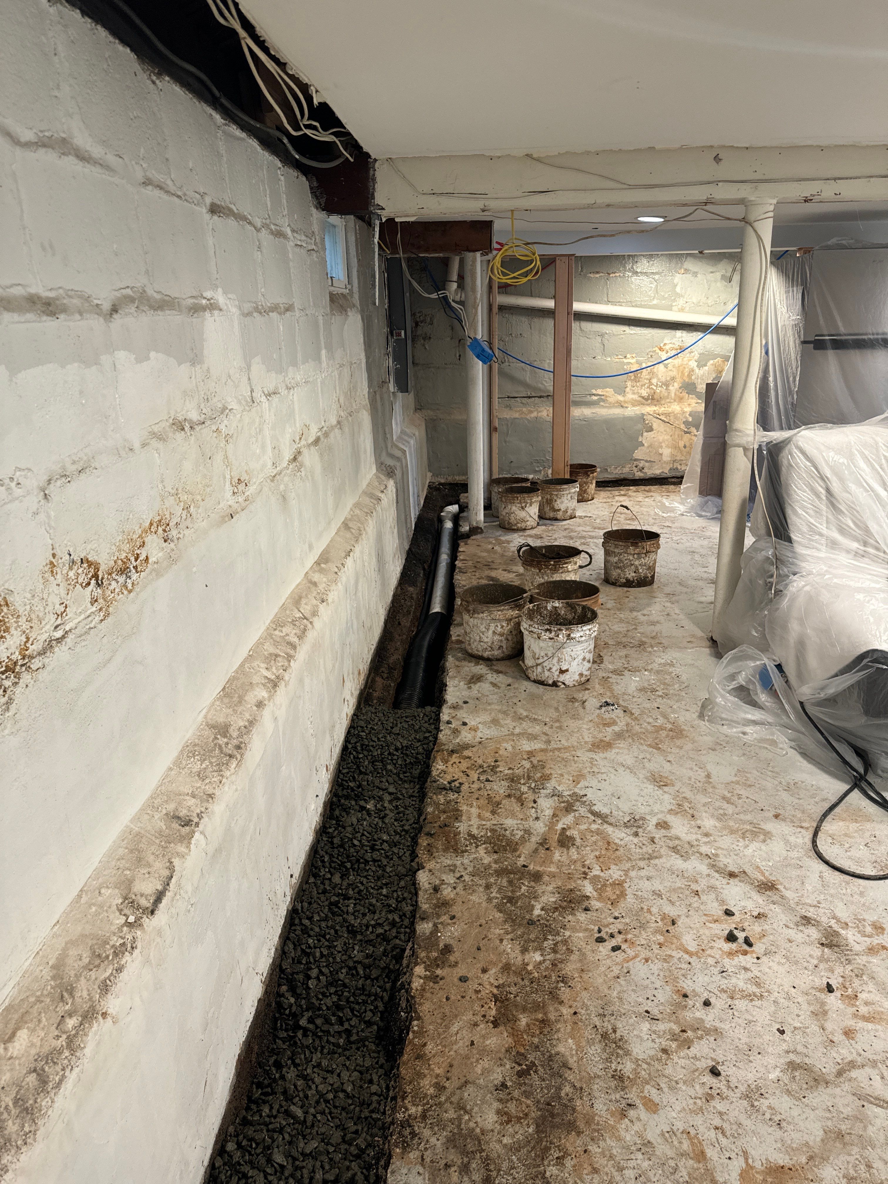 Interior French Drain in Union, NJ by Pure Service Pro, LLC 