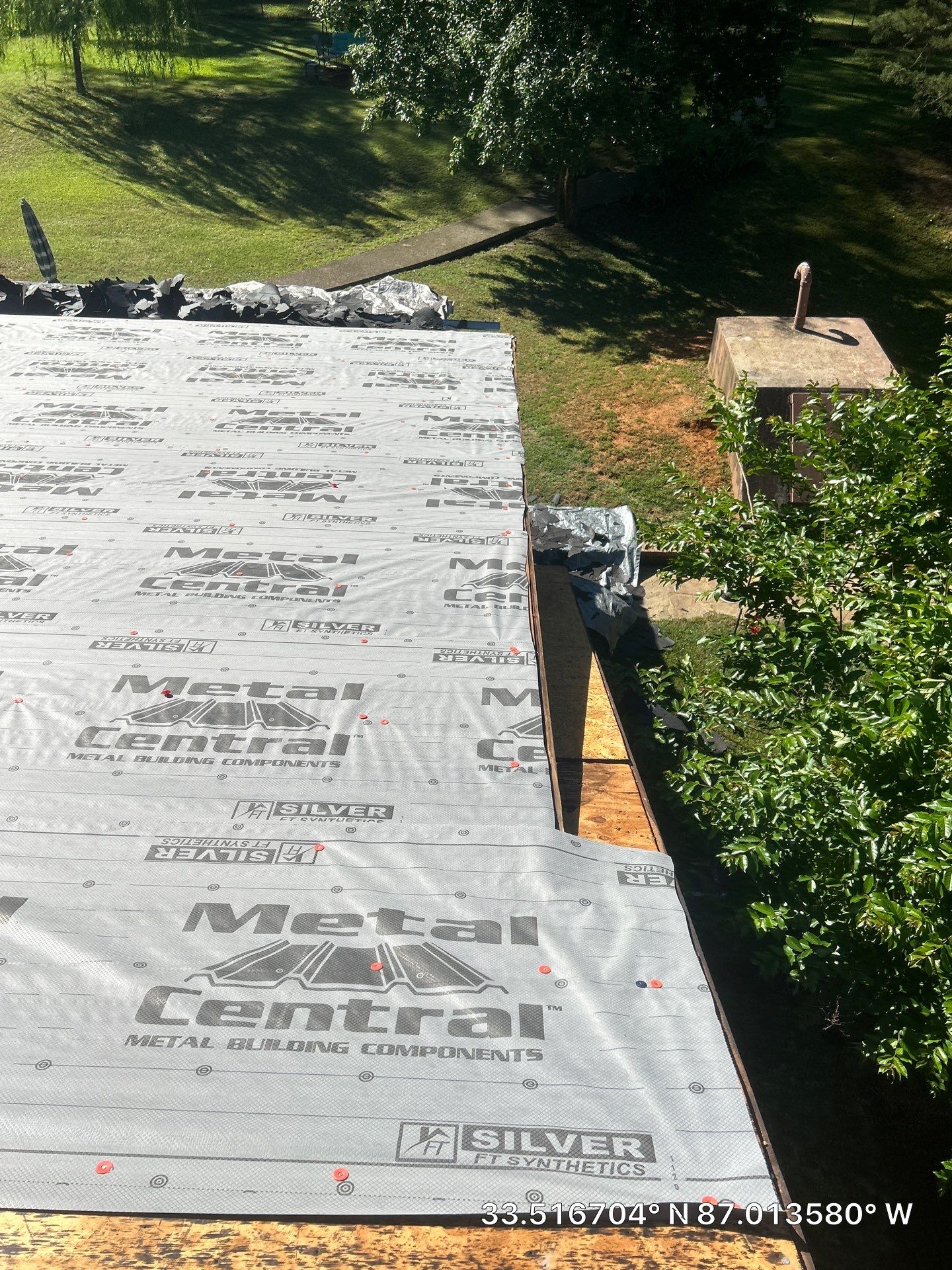 Metal Roof Replacement in Sylvan Springs (Brown) by The Roofing Dudes