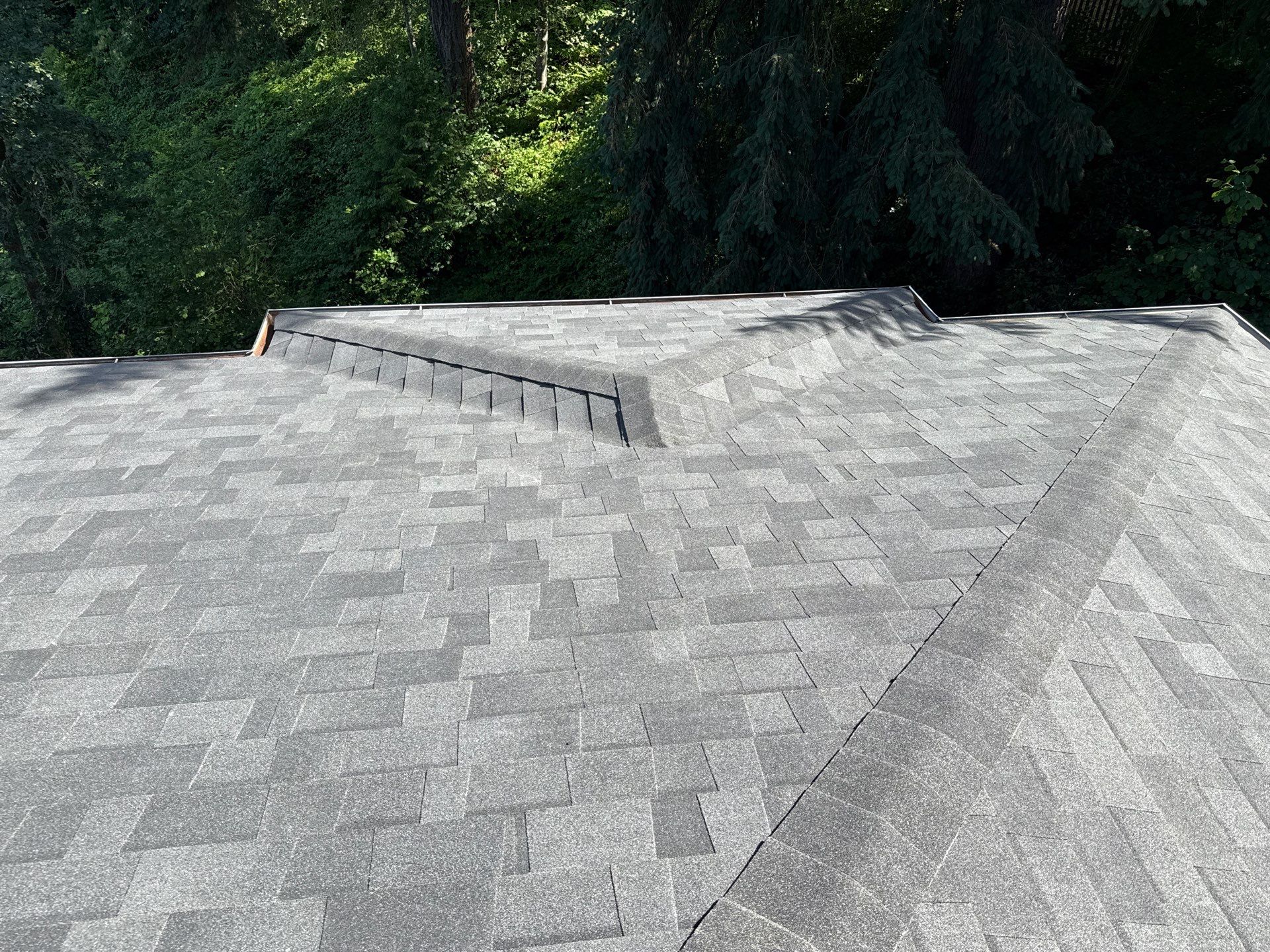 Project in West linn by Tom Leach Roofing