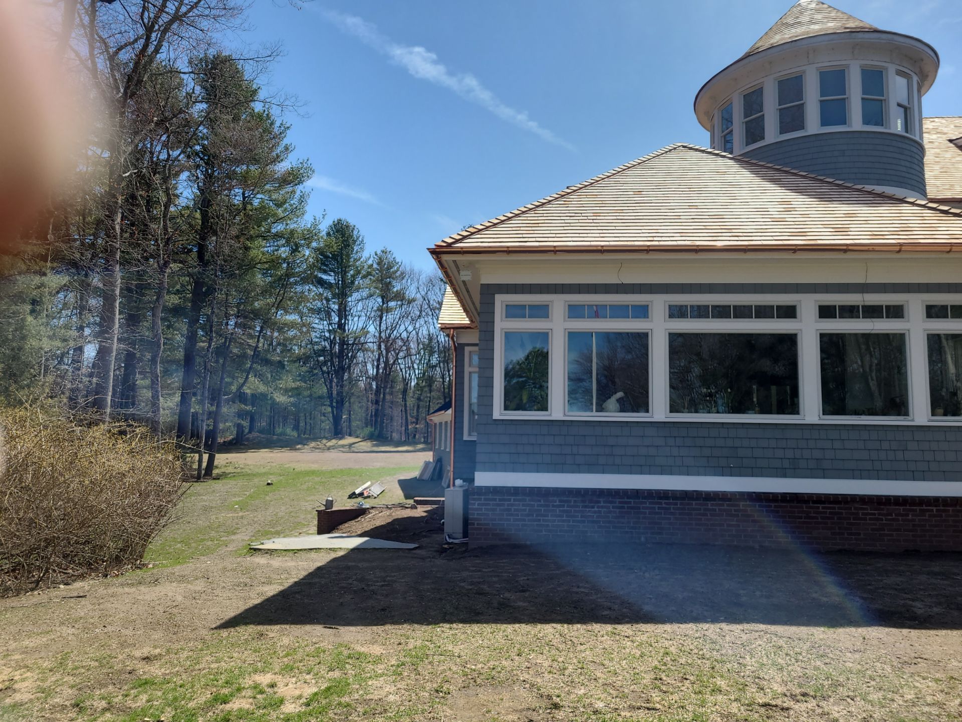 Half Round Copper Gutter in Holliston, MA by Gutter Pro Enterprises