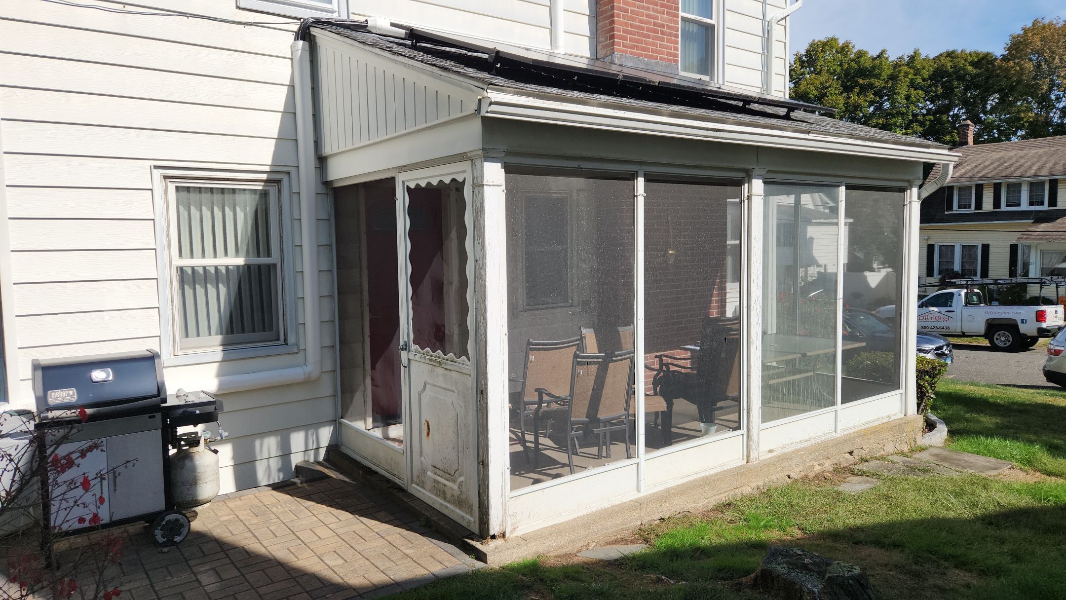 Summer Space Porch Enclosure by DiGiorgi Roofing and Siding Inc
