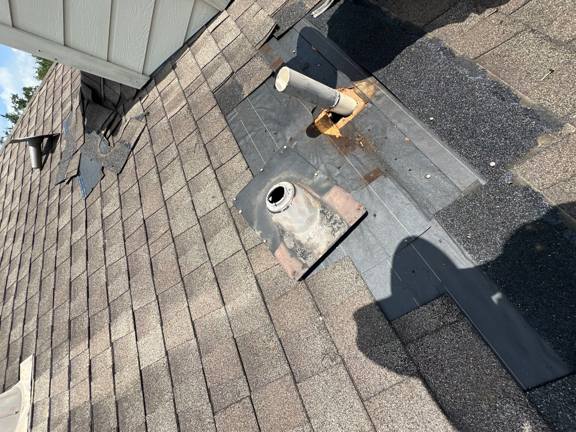 Hail Damage using Owen's Corning Duration (Lifetime) Shingles by Roof Repair Company