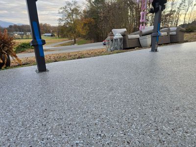 Patio Using Creekbed