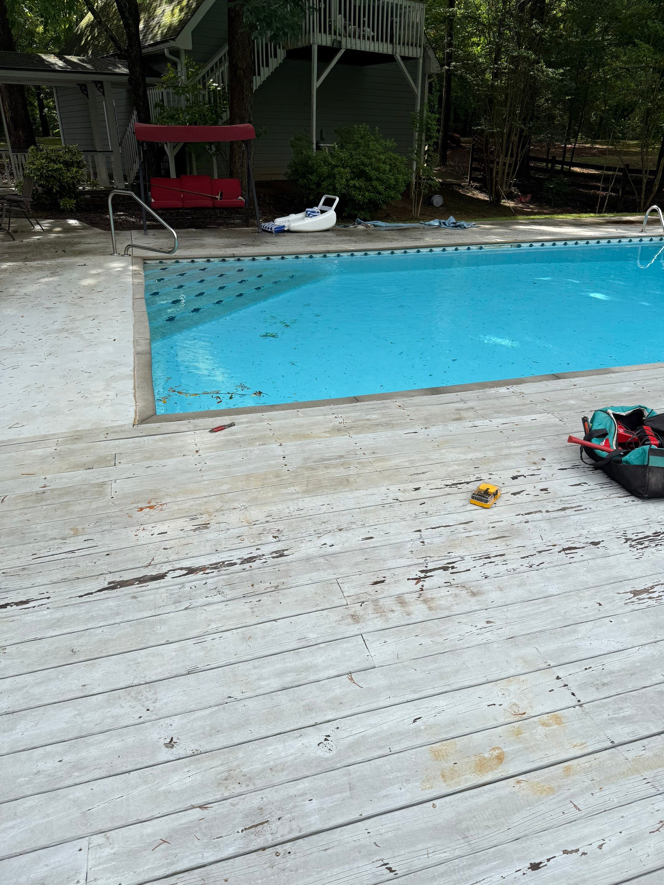 Pool Deck Repair & Misc. Wood Repairs by PGP Surface Solutions, LLC