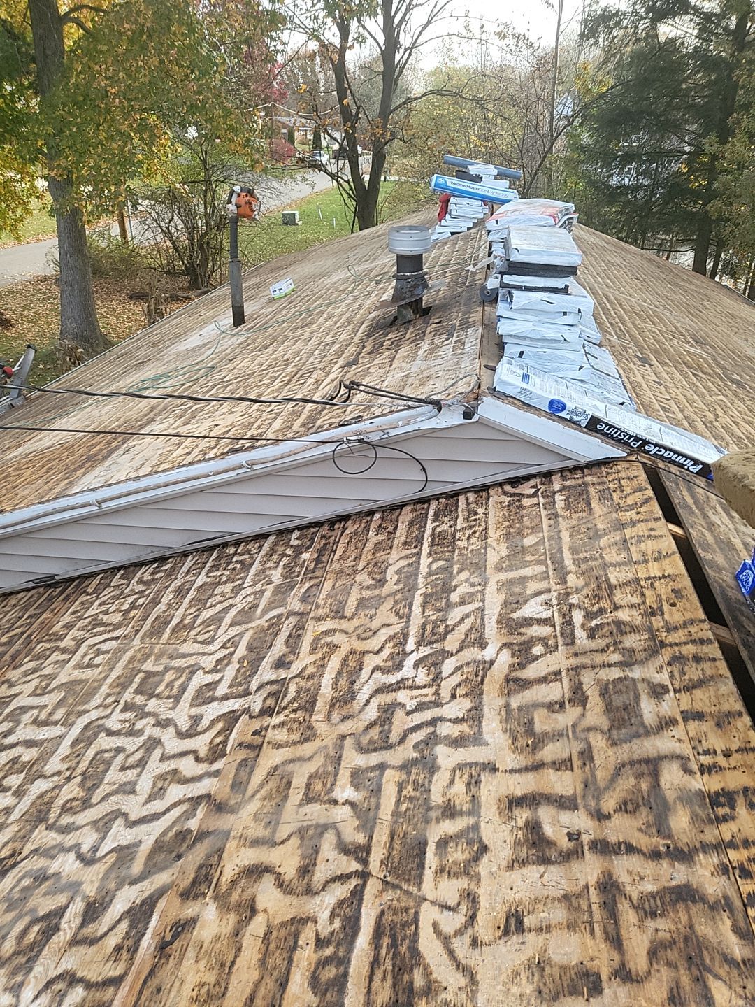 ATLAS PINNACLE COLOR: COASTAL GRANITE DRIP EDGE: BLACK by Eagle Eye Roofing
