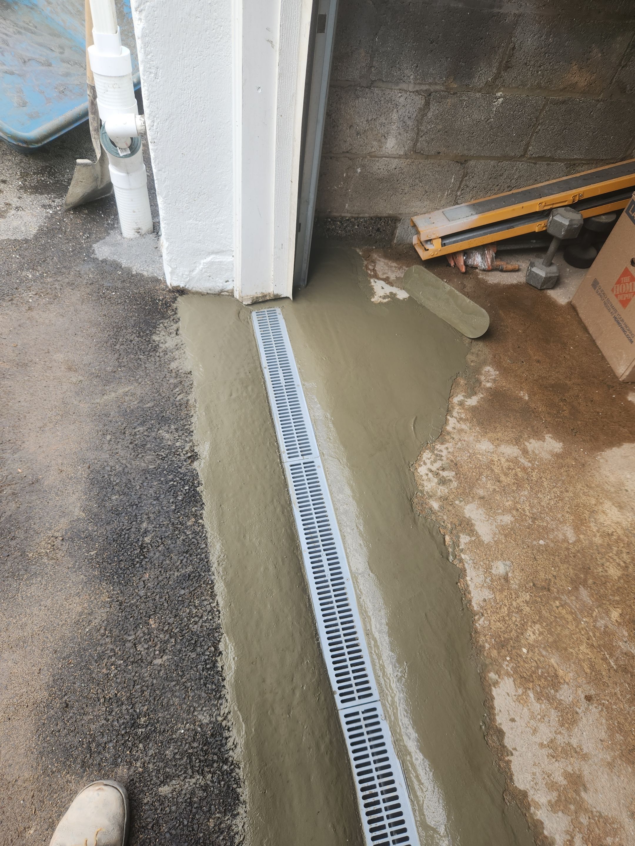 Interior French Drain West Orange NJ by Pure Service Pro, LLC 
