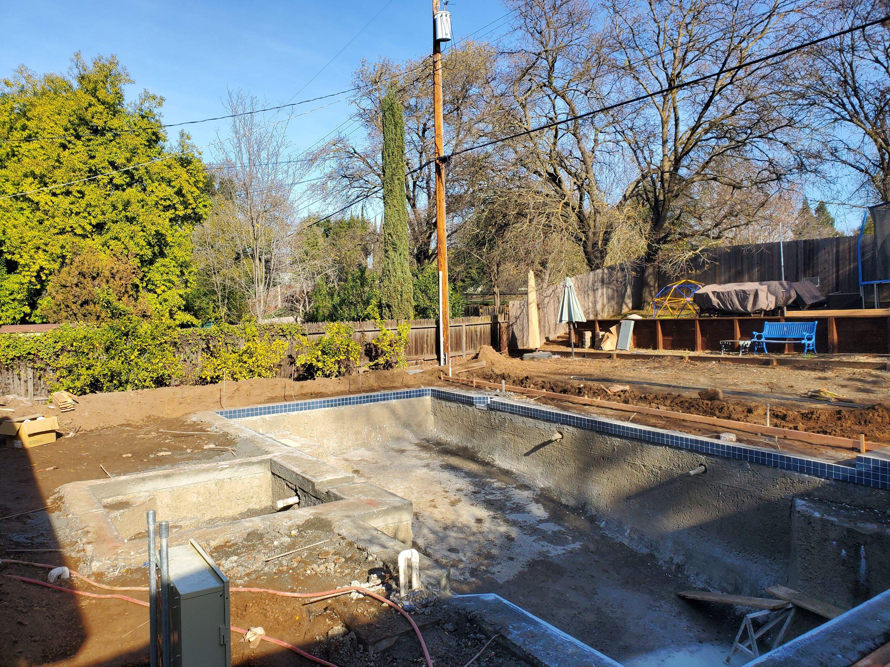 overhead to underground service by Peach Electric Inc