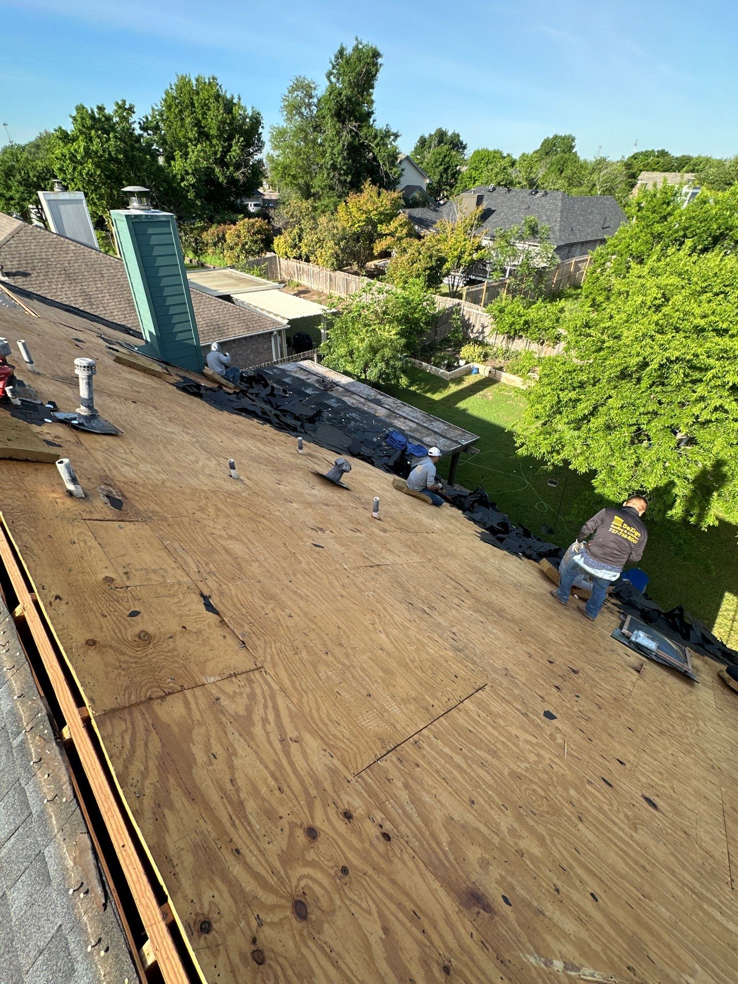 Residential Roofing Installation using Owens Corning Duration Tru Def Onyx Black by DeZign Roofing & Exteriors