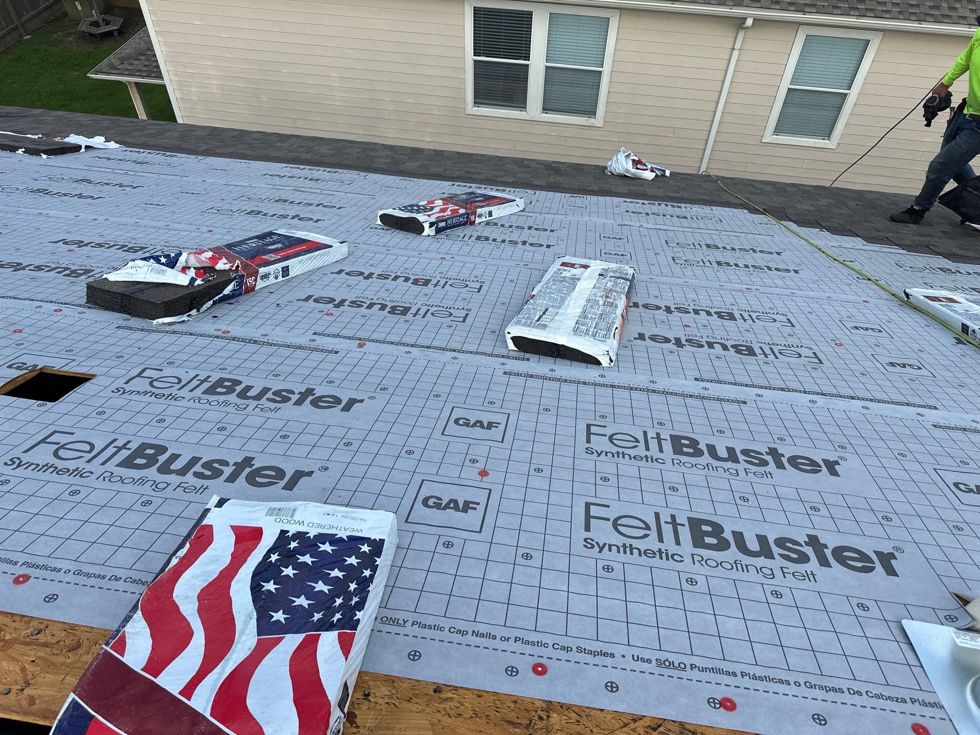 Project in Katy by Motion Roofing