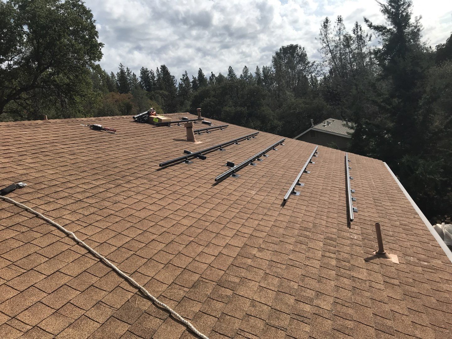 Solar Panel Installation using Solar Panels by Byers Enterprises 