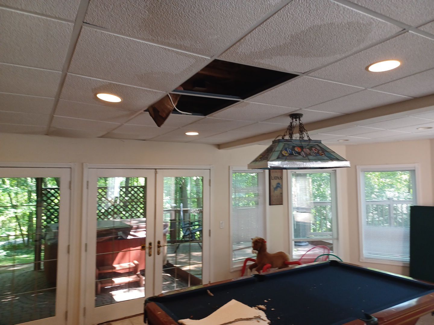 Project in Village of Clarkston by EzDry Water Mitigation & Property Restoration