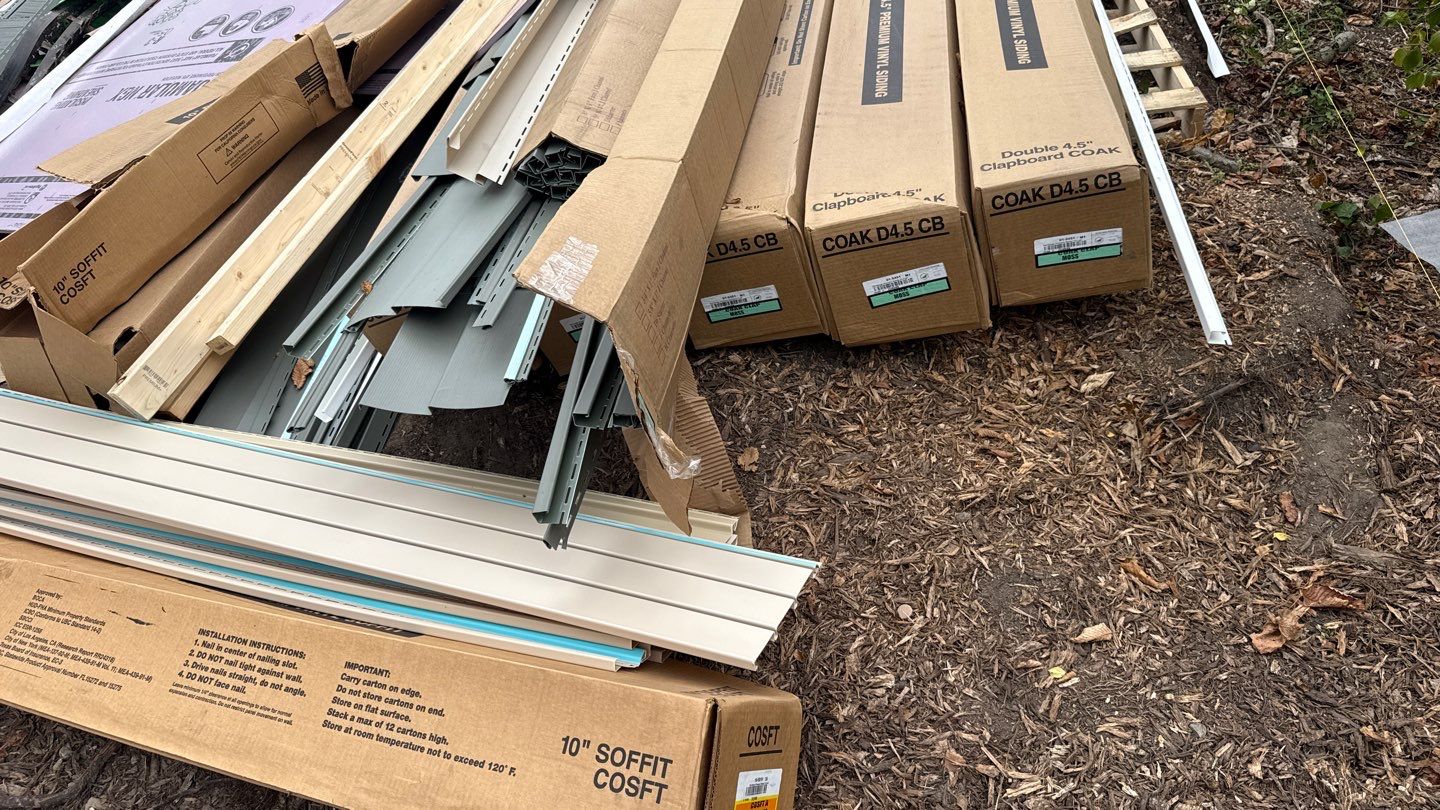 Siding Replacement using Alside Charter Oak D4.5" Deep Moss by 180 Contractors
