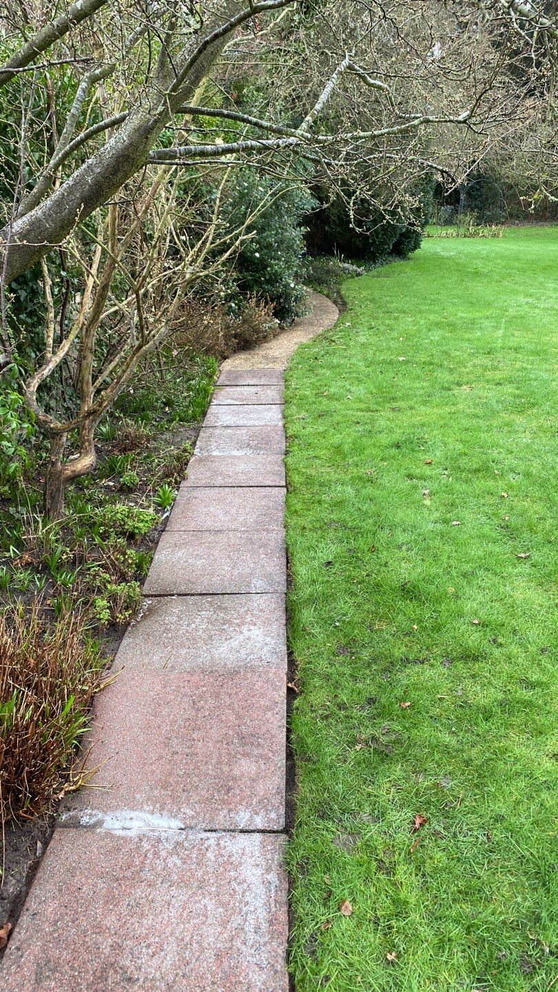 Driveway And Patio Clean using honda 21 ltr/min by Ges Exterior Cleaning ltd