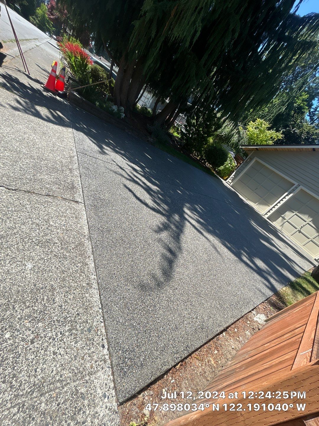 Joan | Concrete Driveway & Walkway   by Jireh Asphalt & Concrete Inc 