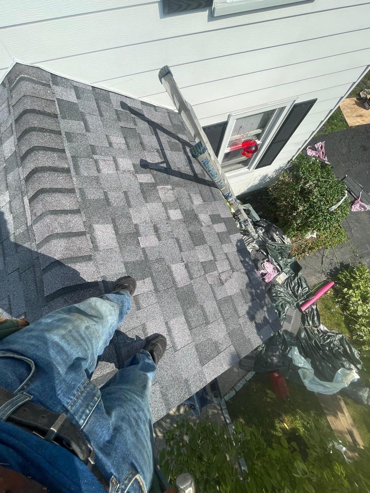 Commercial Roofing Installation using Owens Corning TruDefinition  Midnight Plum by A Plus Exterior