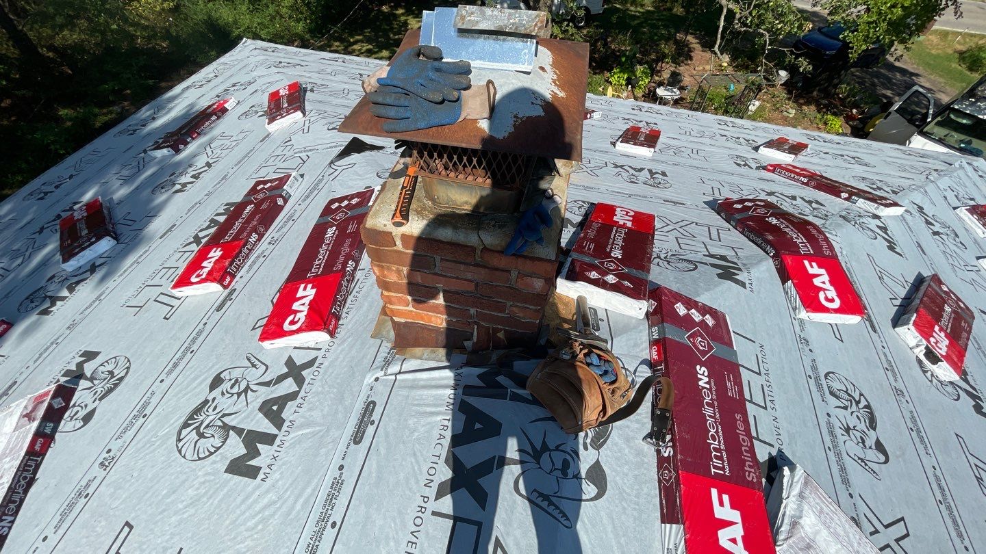 Residential Roofing Installation using GAF Natural Shadow  by A & H Roofing and Contracting