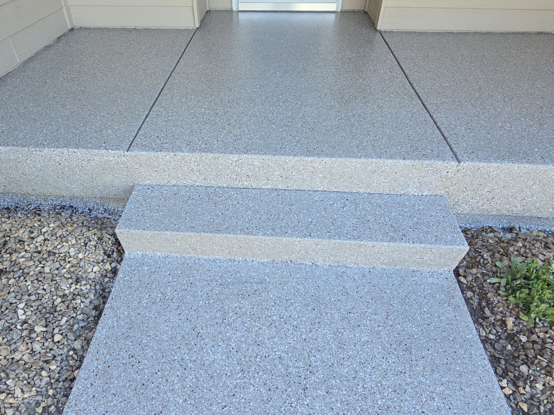 Walkway Transformation using Claystone Hybrid by Croc Coatings, LLC