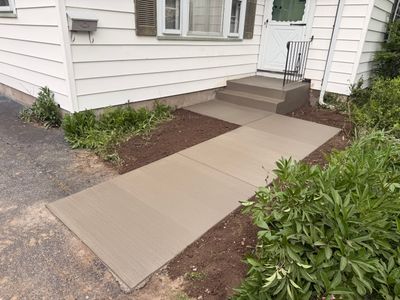 Broom Finished Walkway