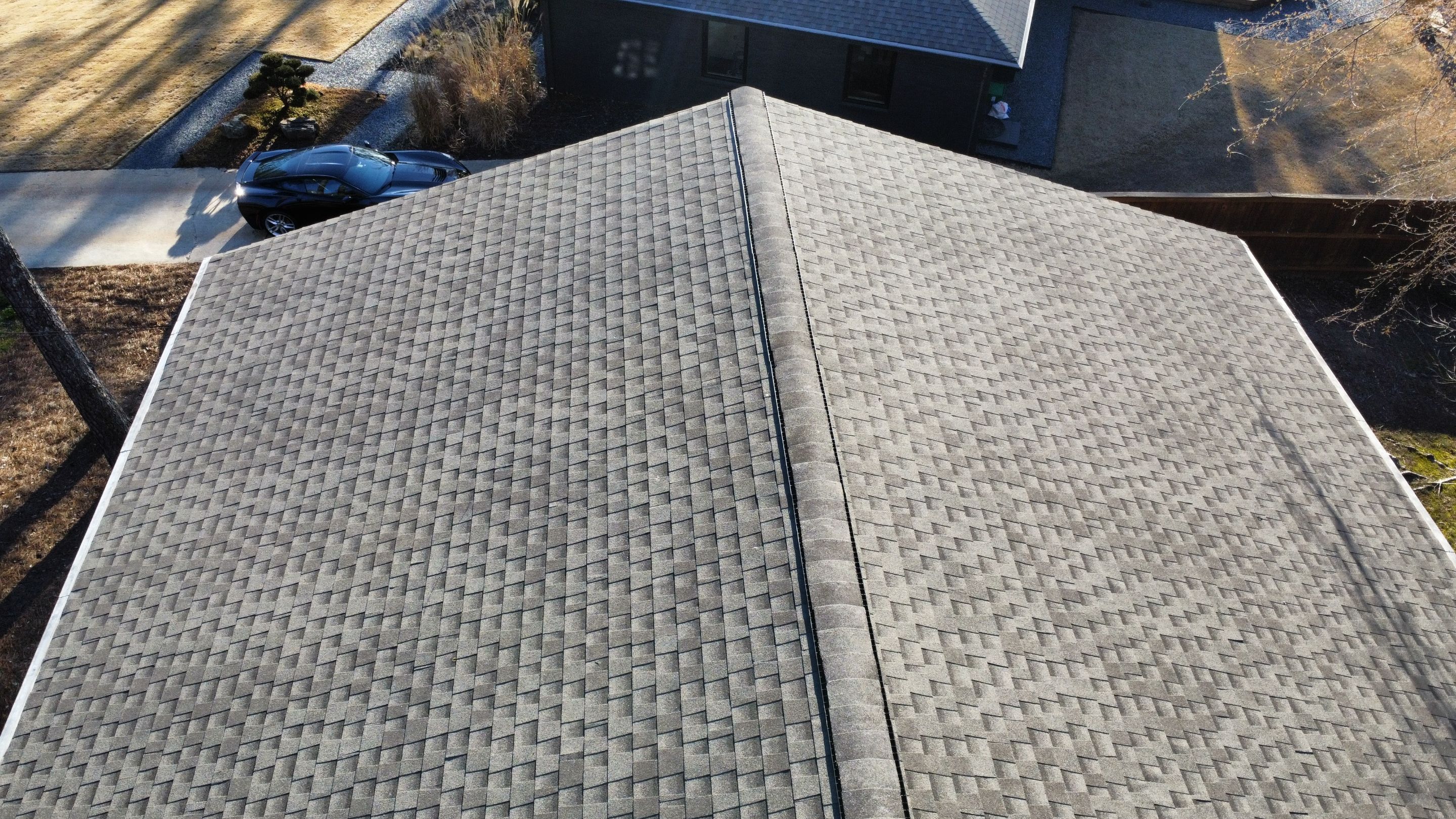 Atlanta GA Roof Replacement GAF Timberline HDZ Weathered Wood by Reset Roofing