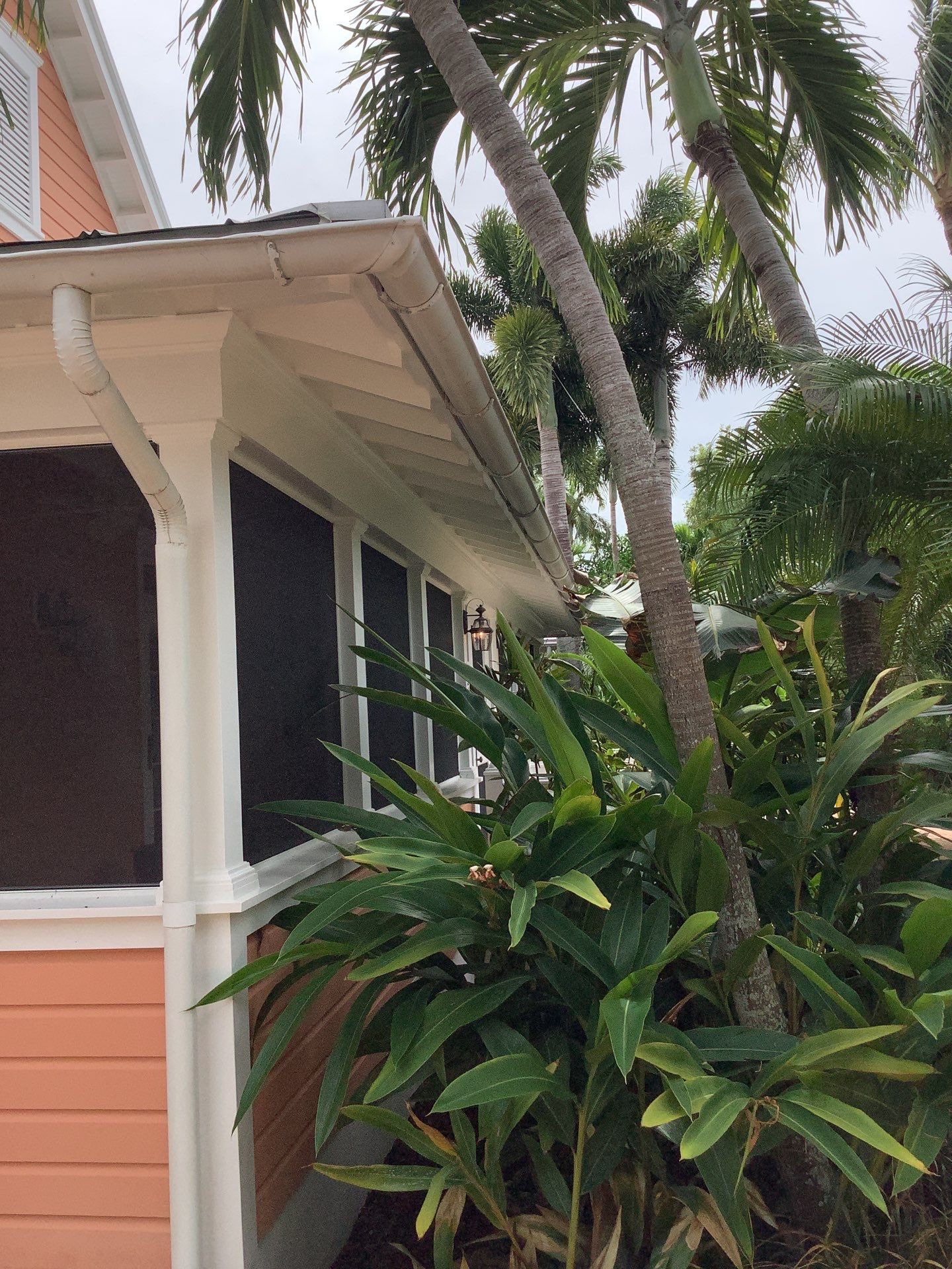 Half-Round Gutters Installation in Boca Grande FL by Gutter Professors