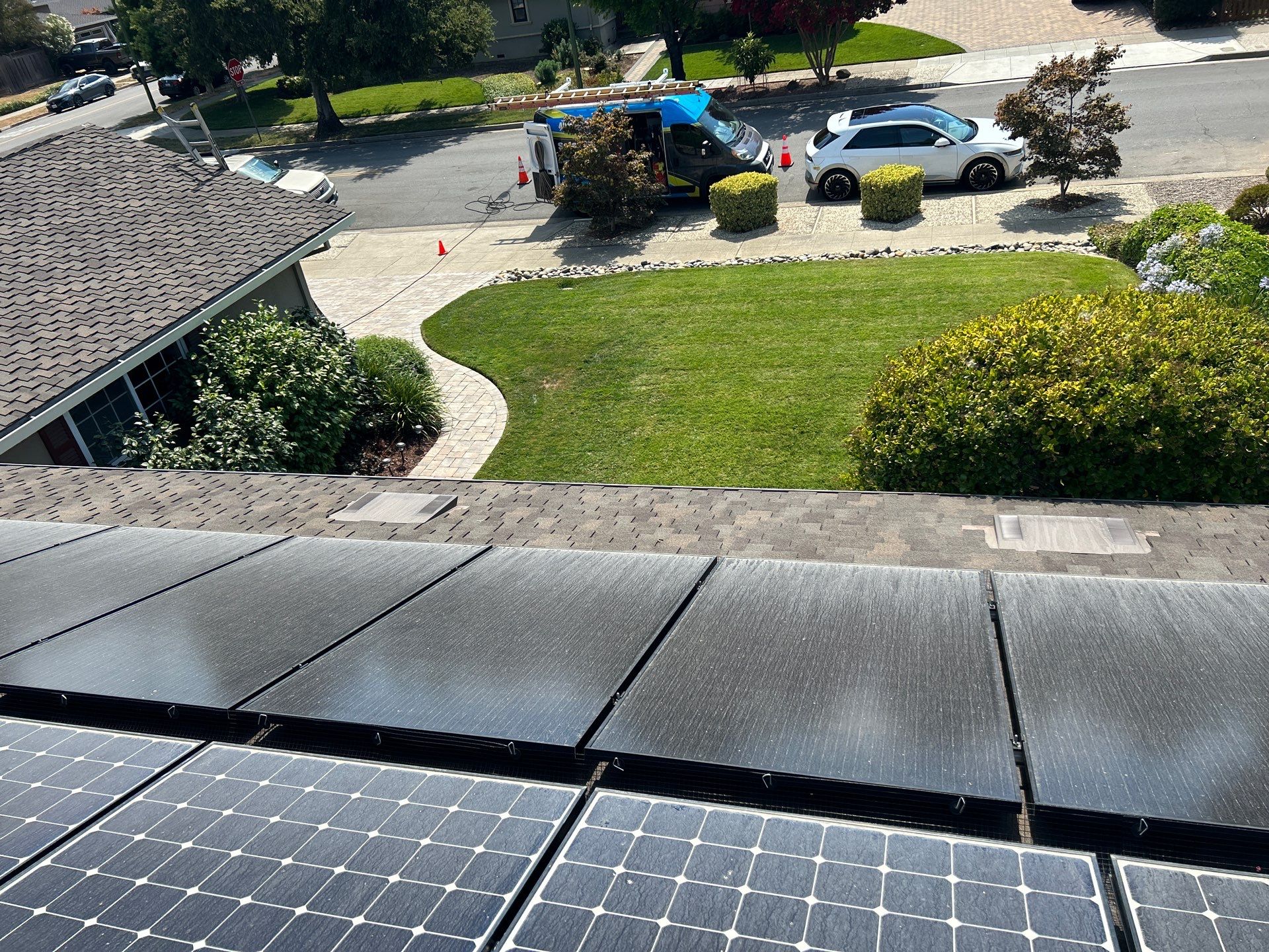 Solar Panel Critter Guard Installation by All One Solar Shine