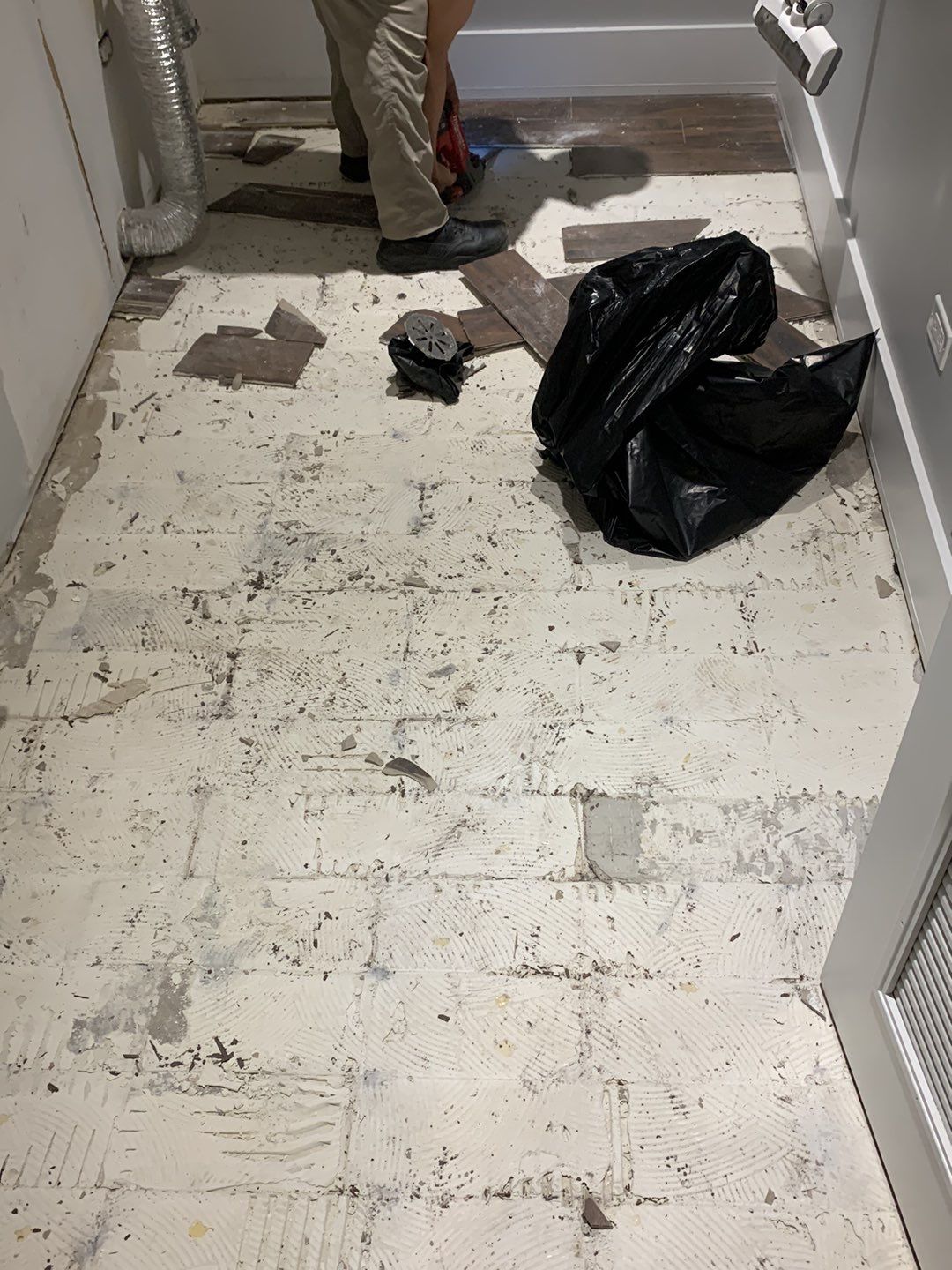 Damaged Floor Demo/Installation by Chicagoland Water Medics