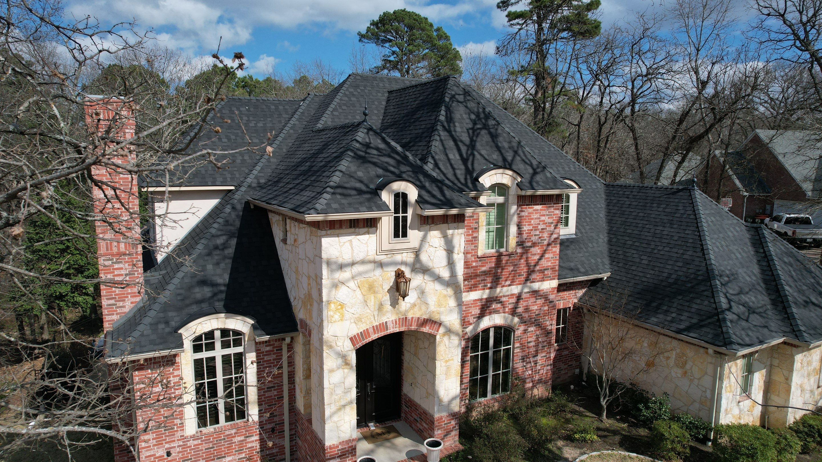 Residential Roofing Installation using IKO Dynasty Class 3 - Shadow Black by Sky High Roofing